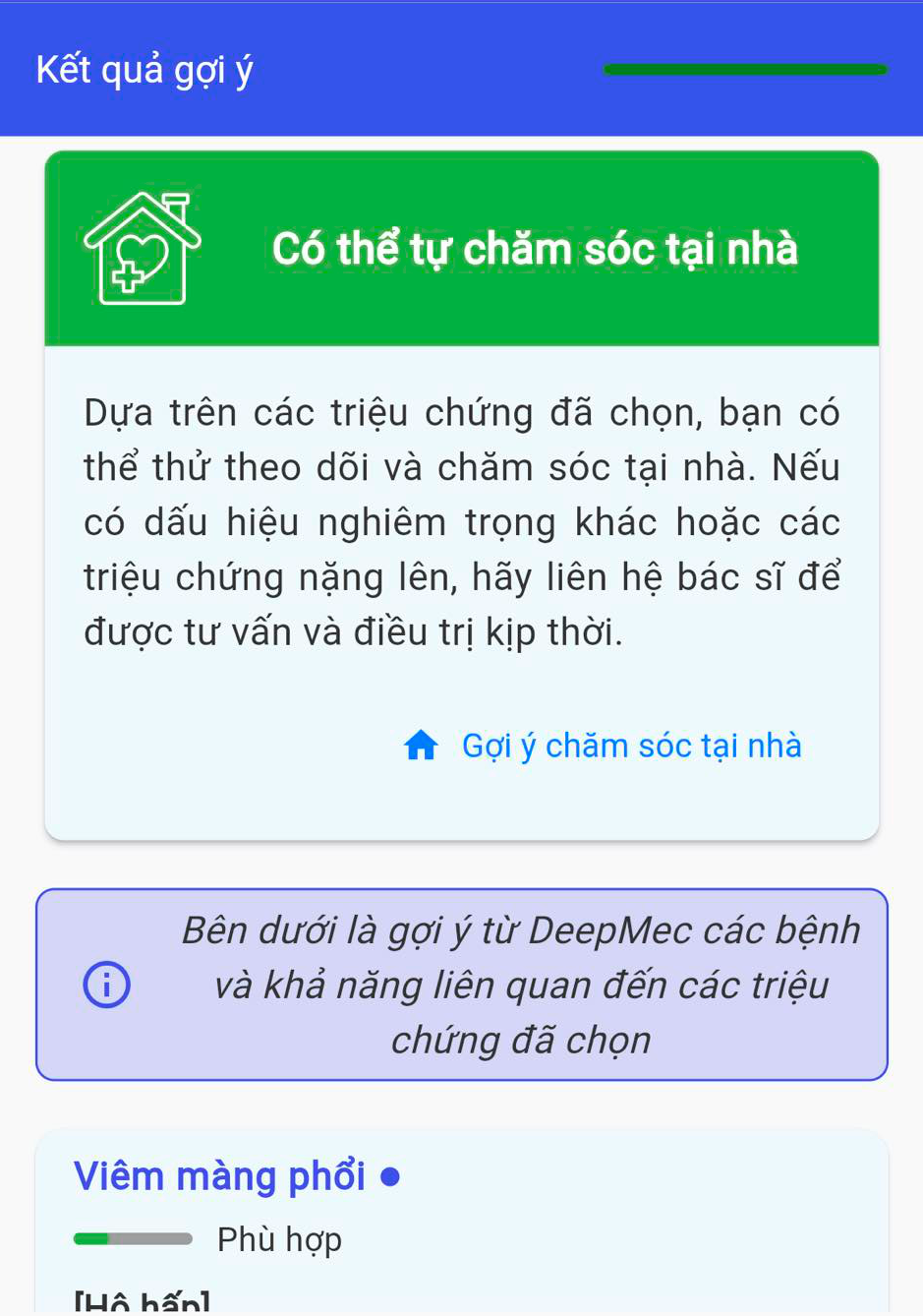 5.1 Nhận kết quả - chăm sóc tại nhà